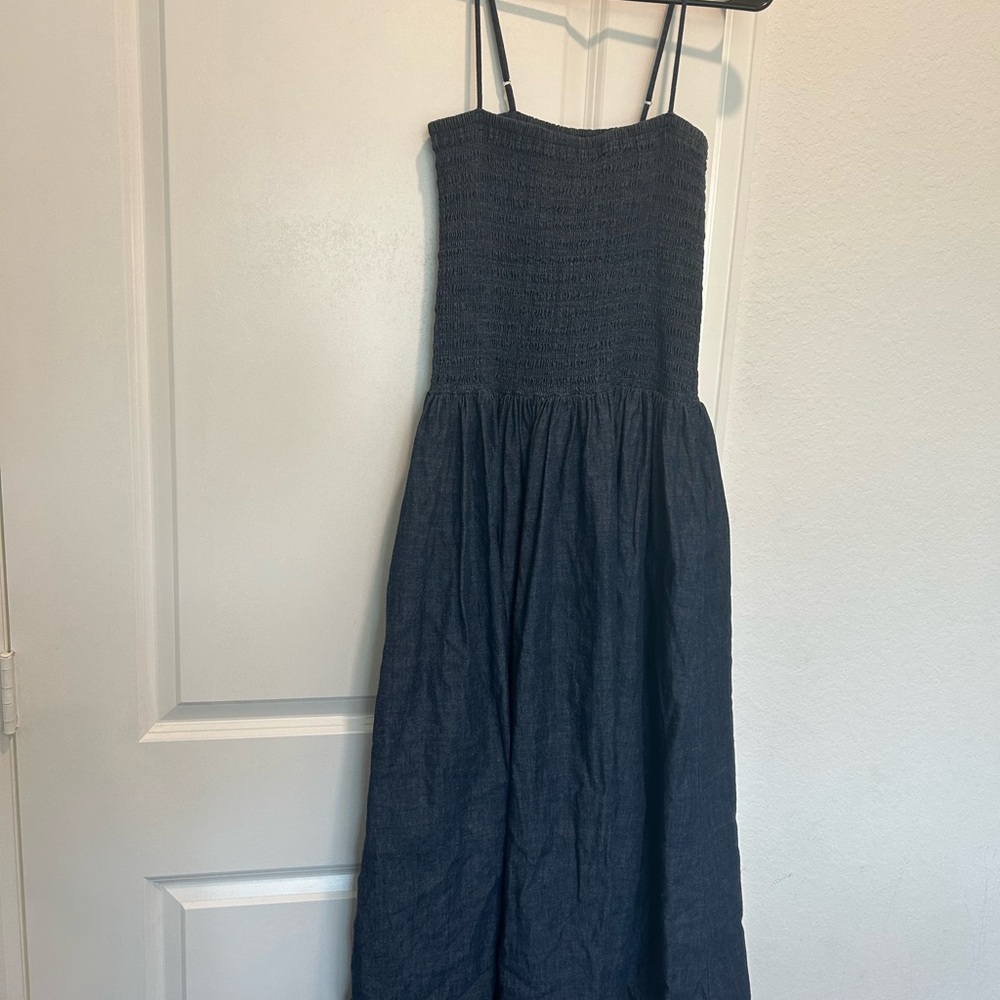 Madewell Smocked Maxi Dress